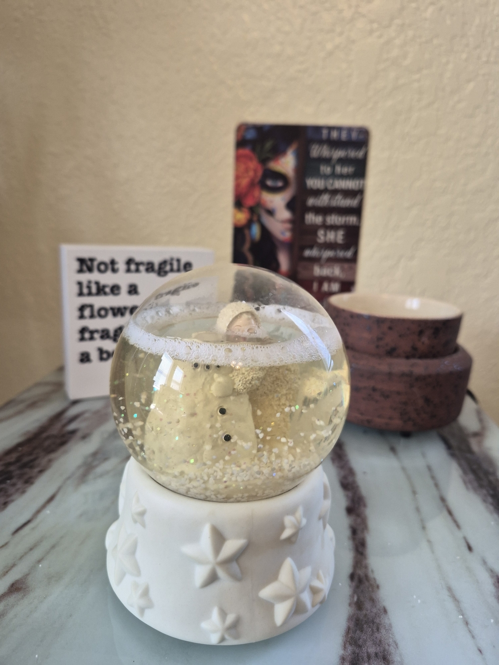 Snowbabies Musical Water Globe "I Hug You Goodnight" - Picture 2 of 4